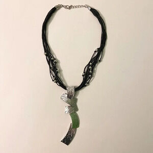 Fashion Necklace Multi Row Layered 24  Inch Statement Piece Necklace